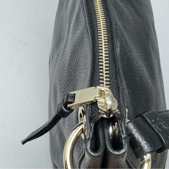 Kate Spade Kat Black Pebbled Leather Hobo Shoulder Bag - Picture 6 of 12